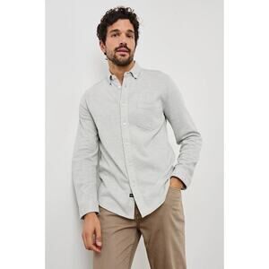 Rails Berkeley Light Grey Soft Brushed Lightweight Flannel Shirt Jacket M